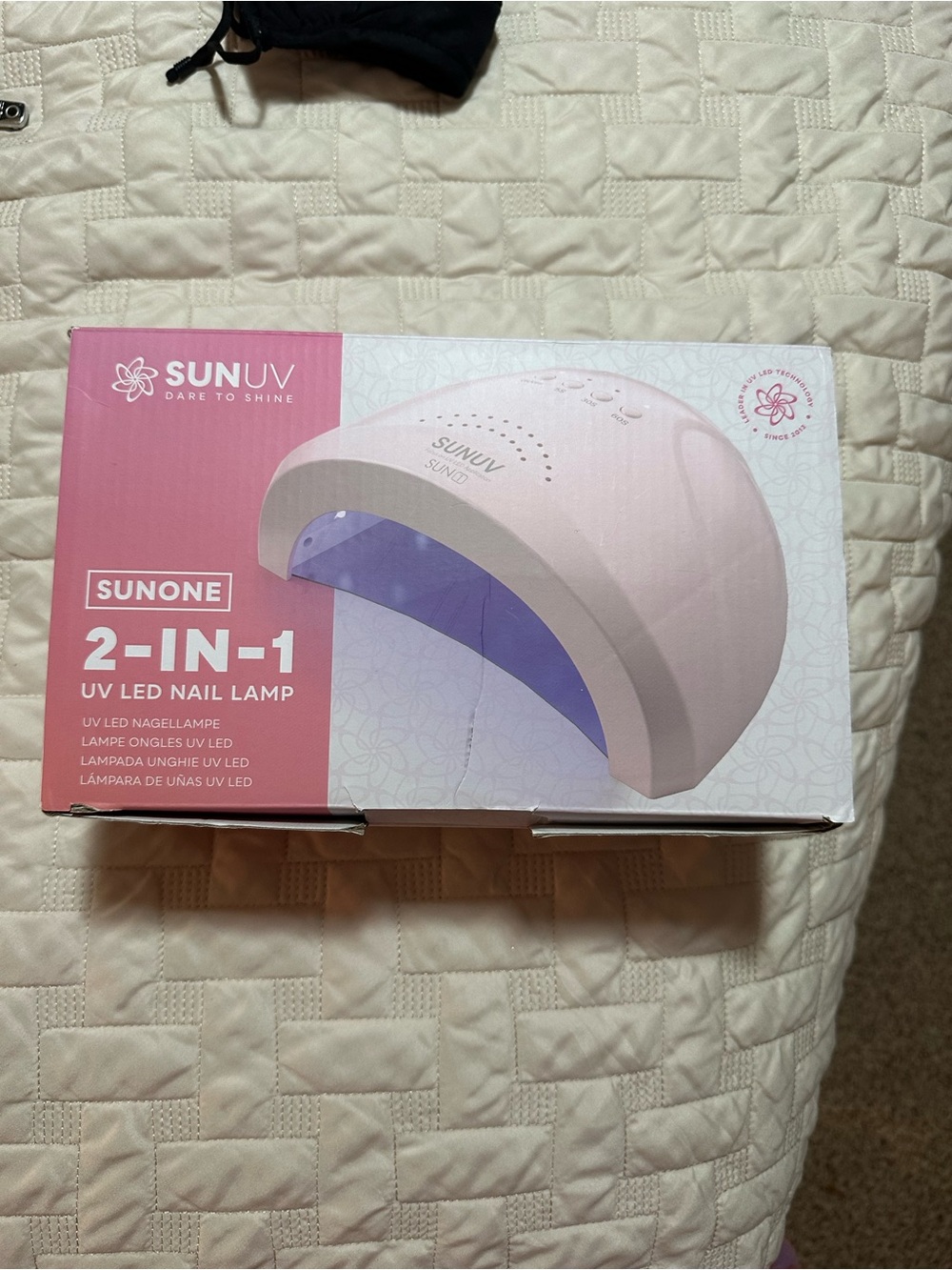 SUNUV SUNONE 2-in-1 UV LED Nail Lamp - Pink/White